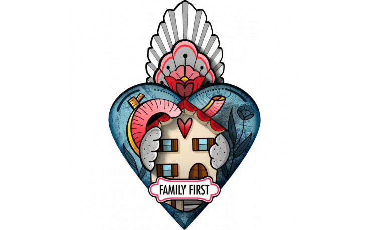 FAMILY FIRST / FAMIGLIA - Exvoto cuori decorativi