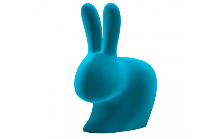 Rabbit Chair Velvet Turquoise