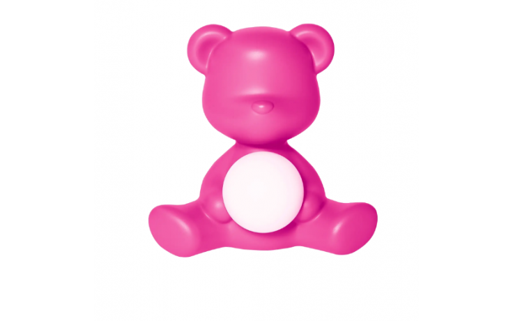 TEDDY GIRL LAMP WITH RECHARGEABLE LED Fuxia