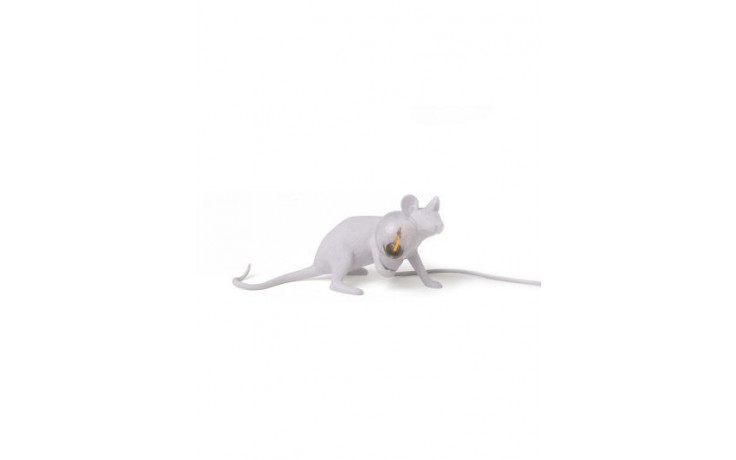 MOUSE LAMP LOP WHITE