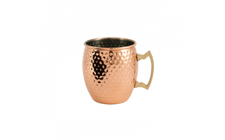 Moscow mule mug in acciaio placcato  rame. Capac