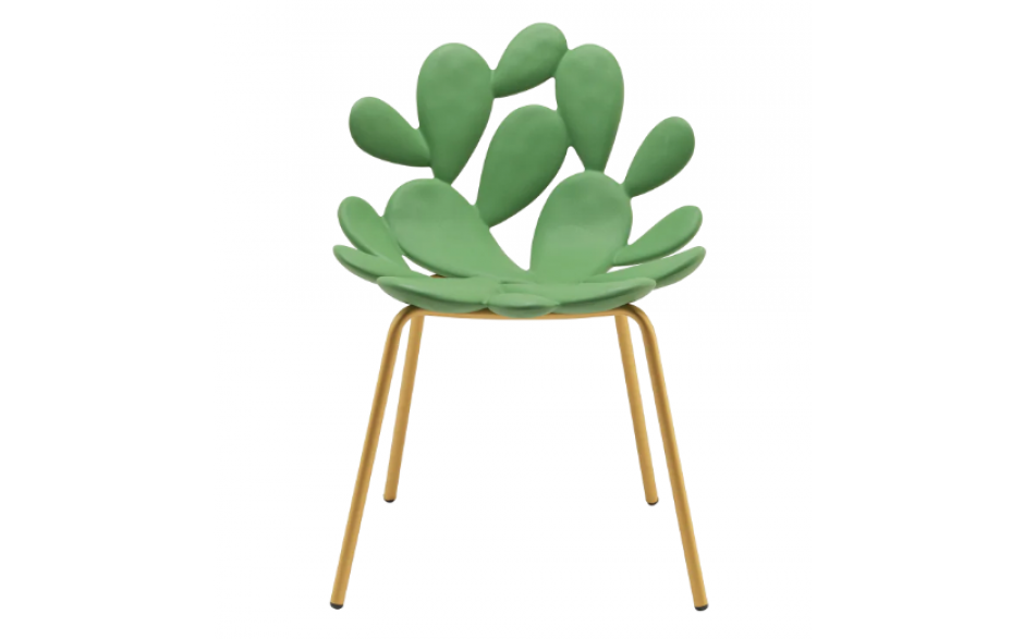 Filicudi Set 2 Chair Balsam Green/Brass