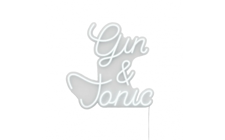 INSEGNA NEON GIN & TONIC - CANDYSHOCK