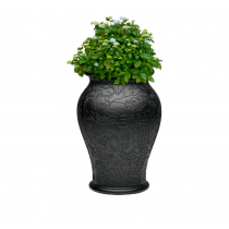 MING PLANTER AND CHAMPAGNE COOLER Black
