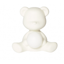 TEDDY GIRL LAMP WITH RECHARGEABLE LED White
