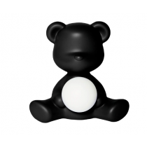 TEDDY GIRL LAMP WITH RECHARGEABLE LED Black
