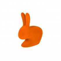 Rabbit Chair Velvet Orange