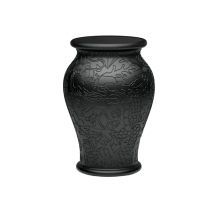 MING STOOL AND SIDETABLE Black
