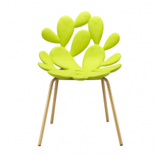 Filicudi Set 2 Chair  Yellow/Brass