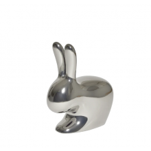 RABBIT CHAIR BABY METAL FINISH Silver