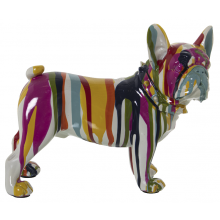 Perro Bulldog Grafiti Multicolor
