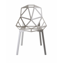 CHAIR_ONE 4GAMBE ANOD.LUCID/GRIGIO 5122