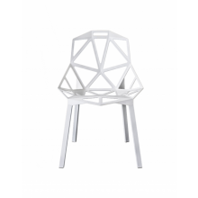 CHAIR_ONE 4GAMBE+SCOCCA VER.BIANCO 5110