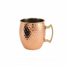 Moscow mule mug in acciaio placcato  rame. Capac