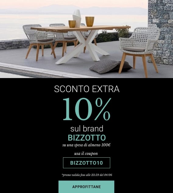 Extra 10% su Bizzotto